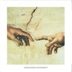 CREAZIONE DI ADAMO (det.)   Michelangelo