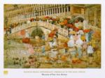 Umbrellas in the Rain, Venice Maurice Brazil  Prendergast