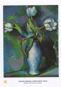 Three White Tulips Charles  Sheeler