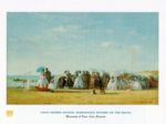 Fashionable Figures on the Beach Louis Eugene   Boudin