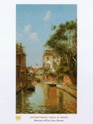 Canal in Venice Antonio  Reyna