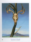 Deer's Skull with Pedernal Georgia  O'Keeffe