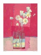 Fuchsia and Daisies Kirsty  Wither