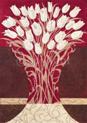 WHITE TULIPS II Teresa  Angelli