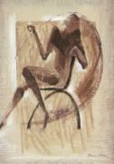 Resting Figure in Brown Shane  Wilson