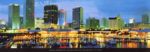 Miami Skyline and Marina at Dusk Nigel  Atherton