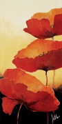 THREE RED POPPIES II Jettie  Roseboom