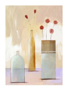STILL LIFE ON BLUE TABLE Nicola  Evans
