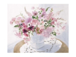 PINK FLORAL SPRAY Celia  Russell