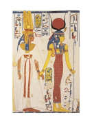 NEFERTARI AND ISIS Theban Tomb  Mural