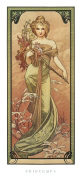 PRINTEMPS, 1900 Alphonse  Mucha