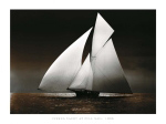 IVERNA YACHT AT FULL SAIL, 1895   PHOTOGRAPHY COLLECTION
