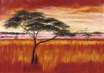 SERENGETI DUSK Emilie  Gerard