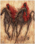 RIDING IN THE DESERT Donna  Dugan