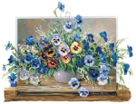 BOUQUET OF PANSIES Anna  Paleta