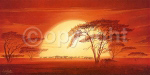 SUNRISE WITH ELEPHANTS Leon  Wells