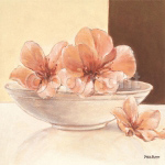 BOWL WITH BLOSSOMS Yves  Blanc