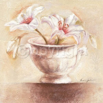 CUP OF WHITE LILIES Anna  Gardner