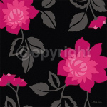 BED OF PINK ROSES II Diane  Moore