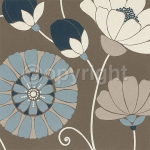 CHOCOLATE RETRO FLORAL Design  Show