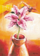 PINK AMARYLLIS DECORATION Gilles  Legris