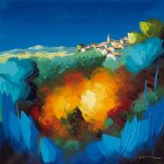 LA COLLINE INCANDESCENTE Richard  Moisan
