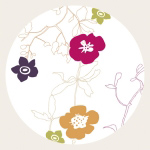 FLORAL COMPOSITION IN THE ROUND II Louise  Anglicas