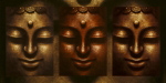 BUDDHA IN THREE LIGHTS   Mahayana