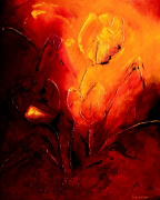 Blooming Tulips bouquet III Ine  Pelzer-Janssen