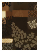 Composition en brun et creme II Jo  Parry