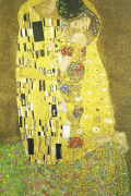 Gustav Klimt The Kiss   ART