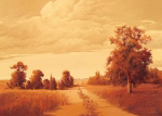 Autumnally Calmness II Leon  Wells