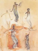 Danseuses pour servir de gloire, 1906 Auguste  Rodin
