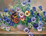 BOUQUET OF PANSIES Anna  Paleta