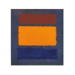 Untitled (Brown, Orange, Blue on Maroon) Mark  Rothko