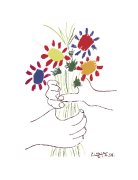 Hand with Bouquet Pablo  Picasso
