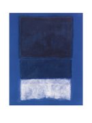 No.14 (White and Greens in Blue) Mark  Rothko
